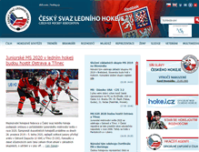 Tablet Screenshot of cslh.cz